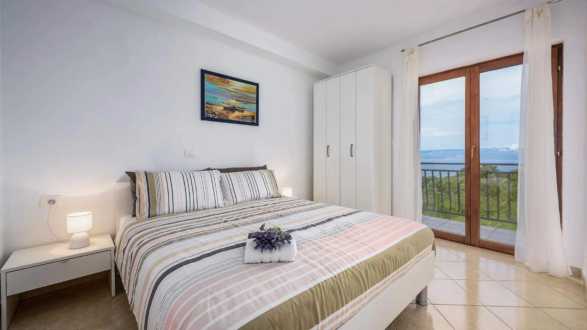 Apartmán Serene Summer Oasis - Pool, Jacuzzi, Sauna, Sea View - Lara Drenje