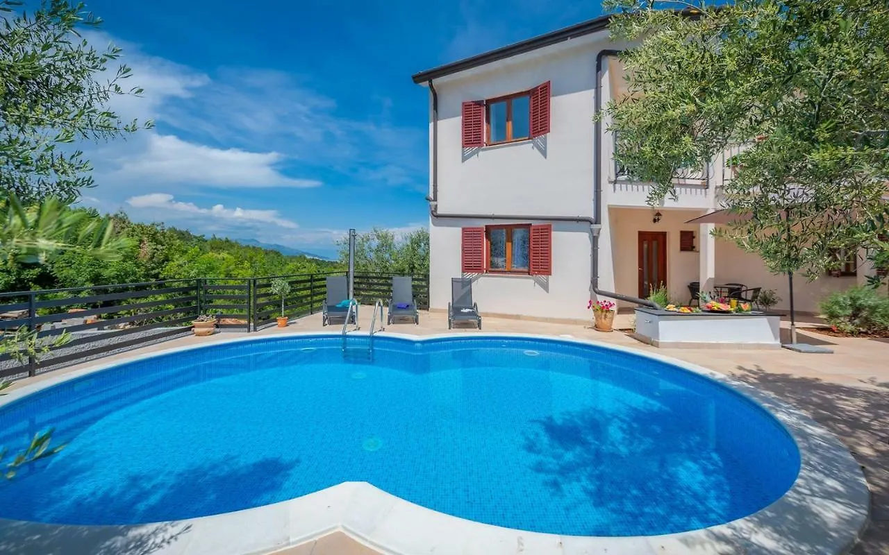 Serene Summer Oasis - Pool, Jacuzzi, Sauna, Sea View - Lara Drenje  Apartmán